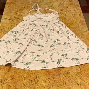 Janie and Jack Imagine Paradise Palm Tree Dress